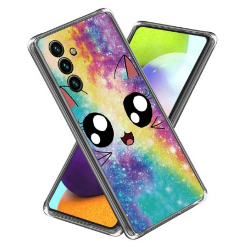 Kryt Samsung Galaxy A15 5g Duhová Kočka