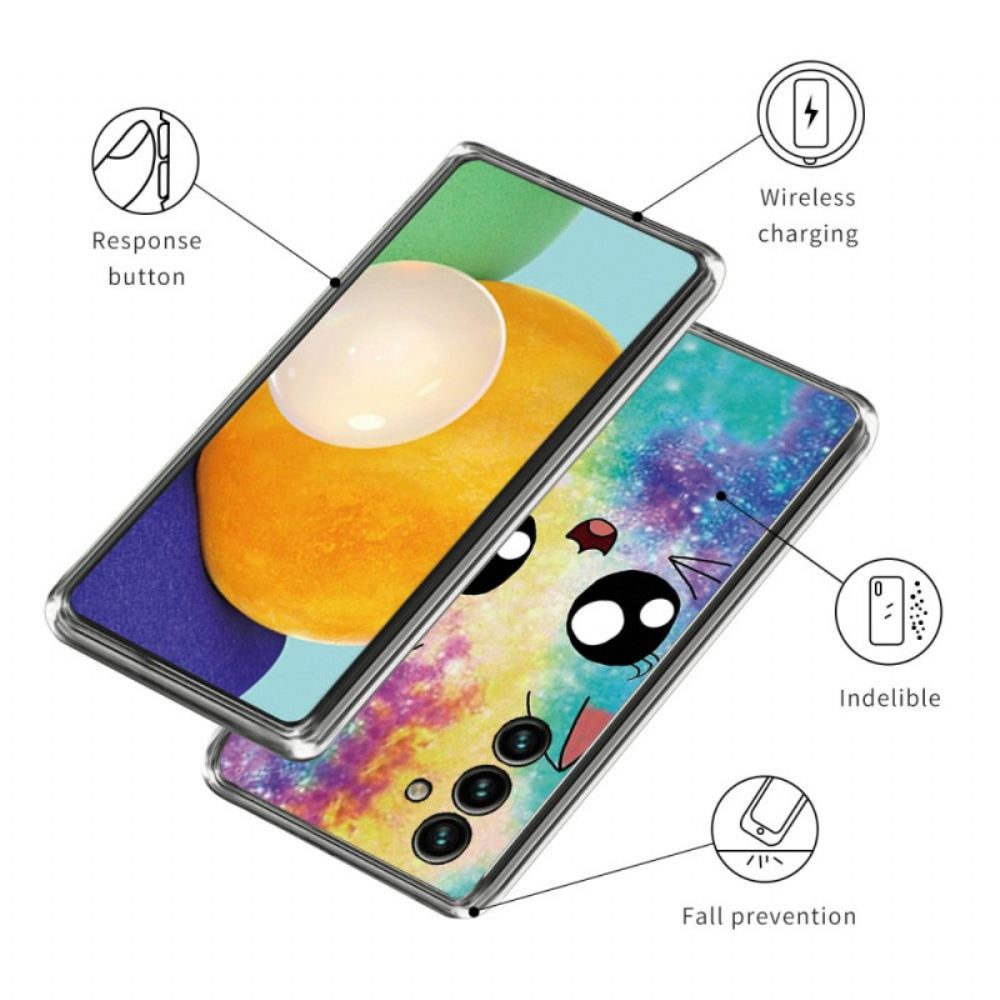 Kryt Samsung Galaxy A15 5g Duhová Kočka