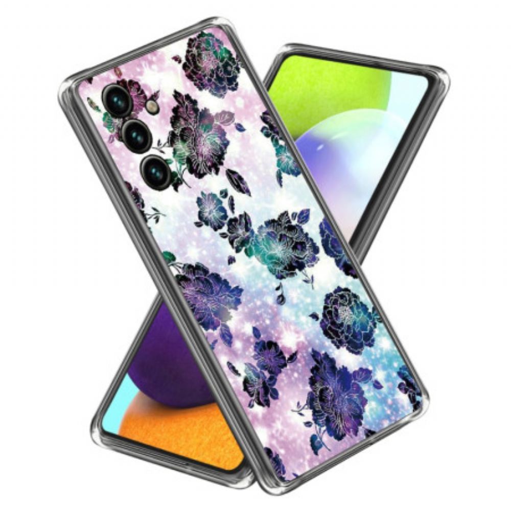 Kryt Samsung Galaxy A15 5g Kryty Na Mobil Fialové Květy