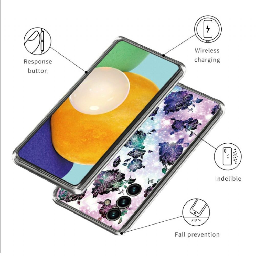 Kryt Samsung Galaxy A15 5g Kryty Na Mobil Fialové Květy