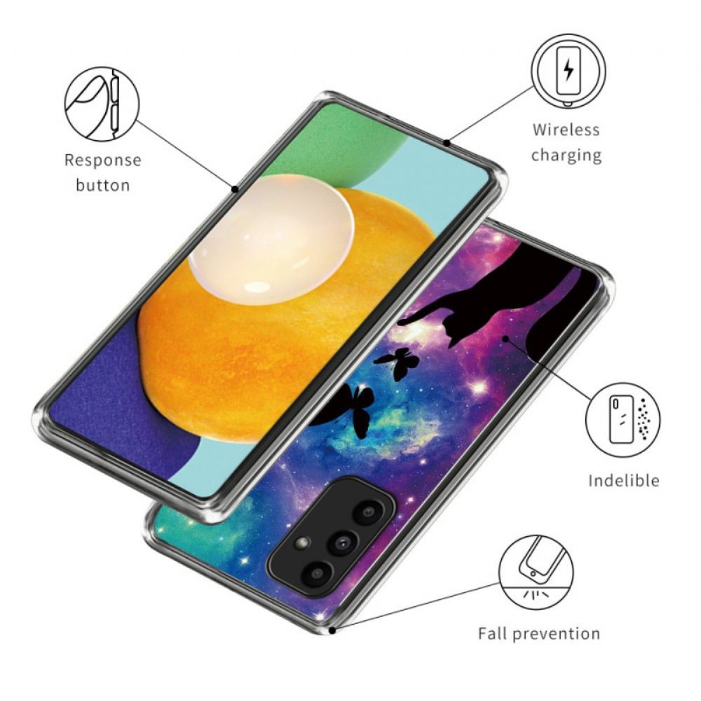 Kryt Samsung Galaxy A15 5g Kryty Na Mobil Kočka A Motýli