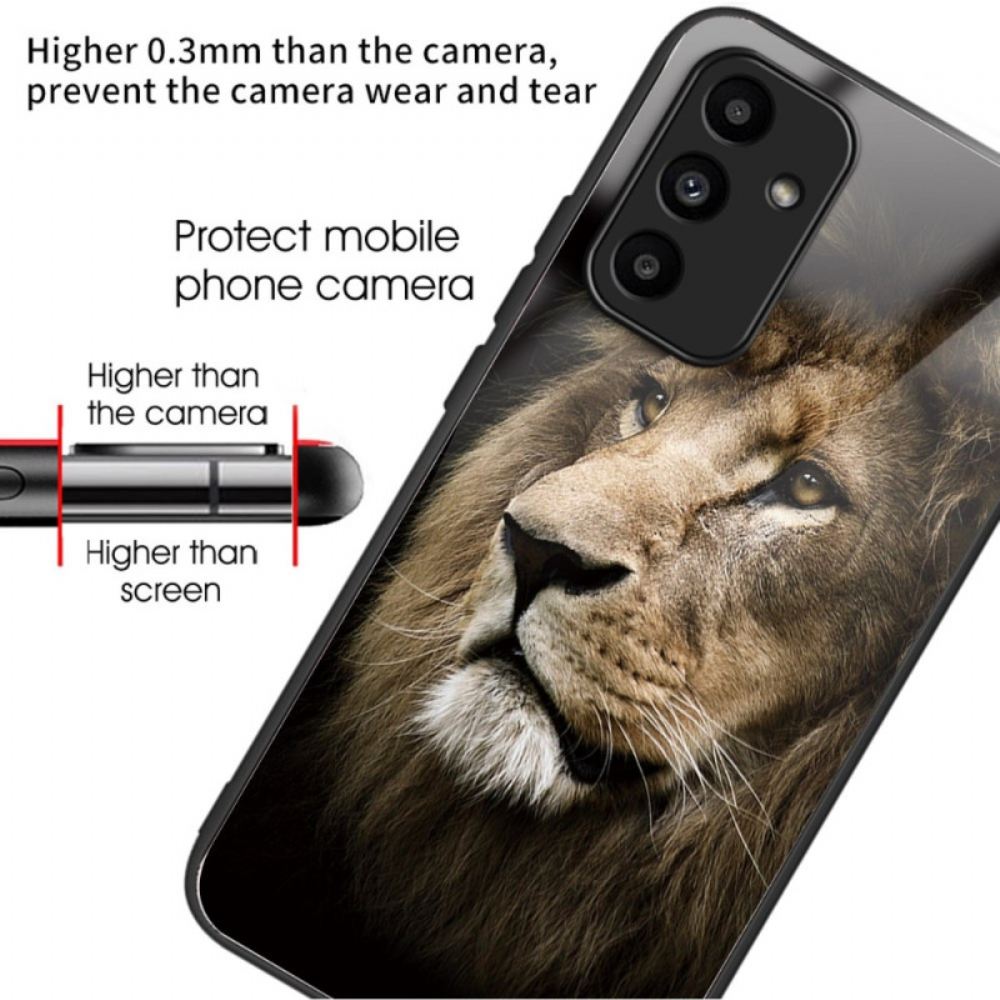 Kryt Samsung Galaxy A15 5g Kryty Na Mobil Lví Hlava Z Tvrzeného Skla