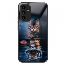 Kryt Samsung Galaxy A15 5g Kryty Na Mobil Tvrzené Sklo Pro Kočky A Tygry