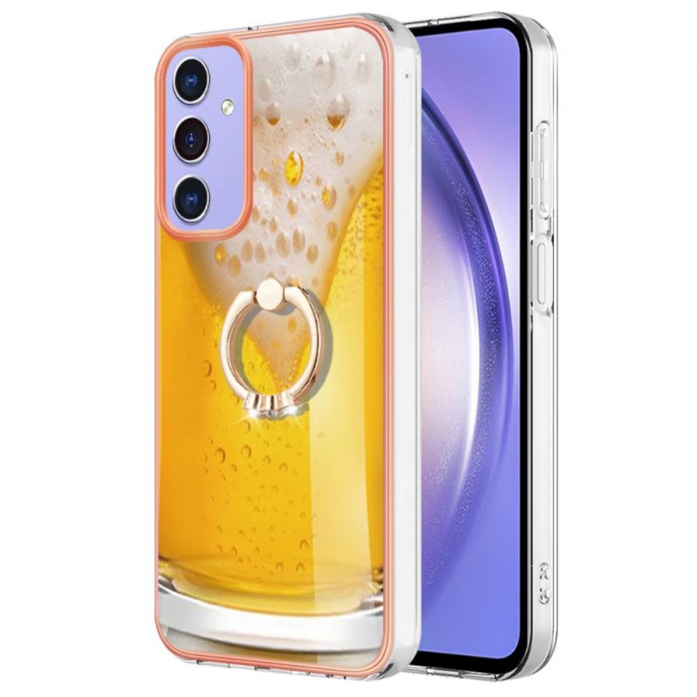 Kryt Samsung Galaxy A15 5g Kryty Na Mobil Zábavný Vzor Držáku Prstenu