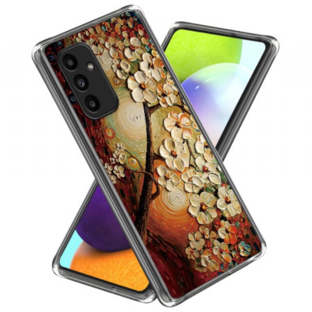 Kryt Samsung Galaxy A15 5g Malované Květiny