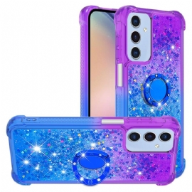 Kryt Samsung Galaxy A15 5g Podpěrný Kroužek S Třpytivým Přechodem