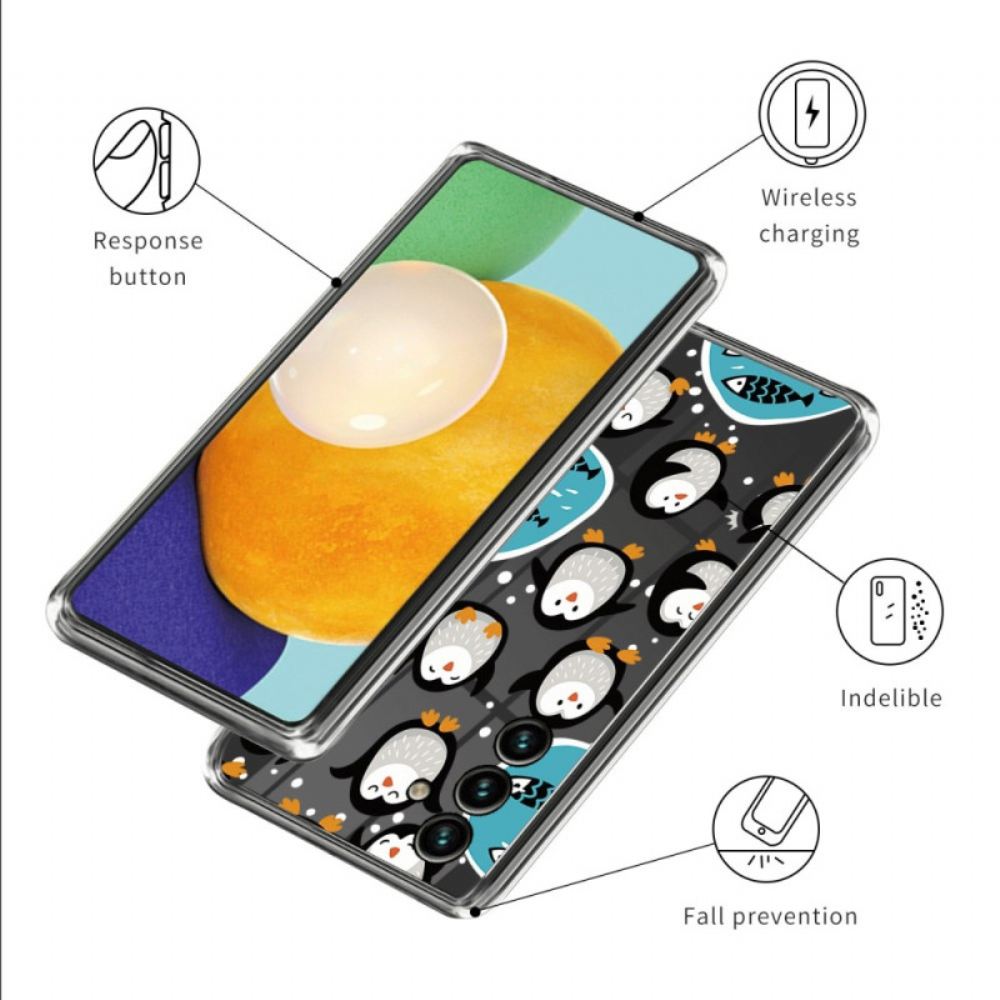 Kryt Samsung Galaxy A15 5g Tučňáci