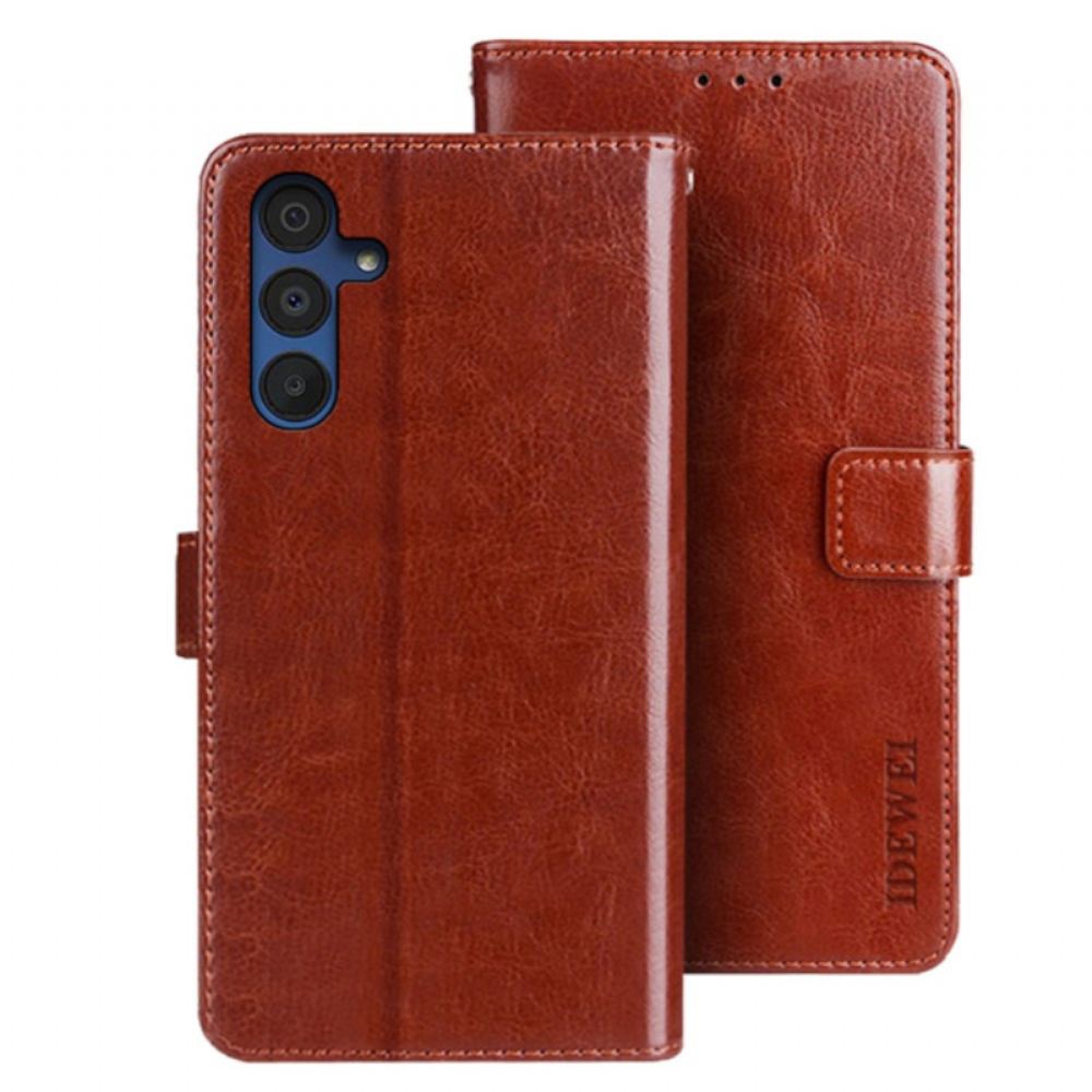 Peněženková Pouzdra Samsung Galaxy A15 5g Retro Idewei