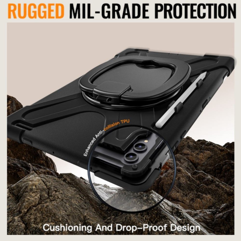 Kryt Samsung Galaxy Tab S11 Ultra Trojitá Ochrana S Otočnou Rukojetí O