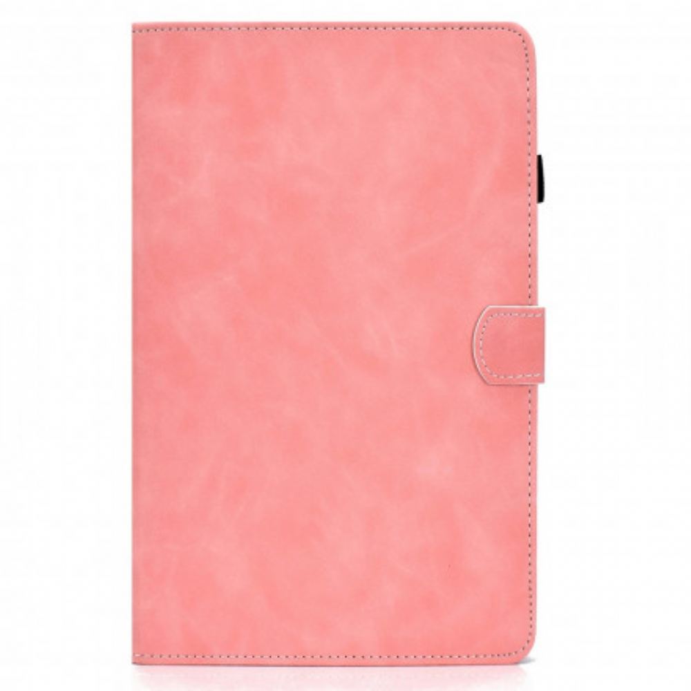Flipové Pouzdro Na Samsung Galaxy Tab A7 Kožený Efekt Vintage Design