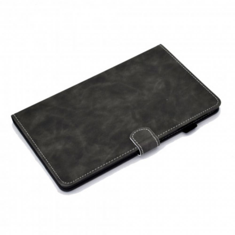 Flipové Pouzdro Na Samsung Galaxy Tab A7 Kožený Efekt Vintage Design