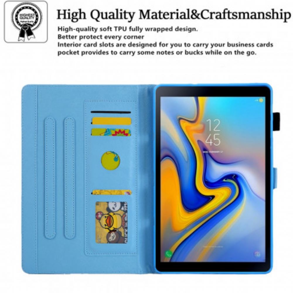 Flipové Pouzdro Na Samsung Galaxy Tab A7 Květiny Snů