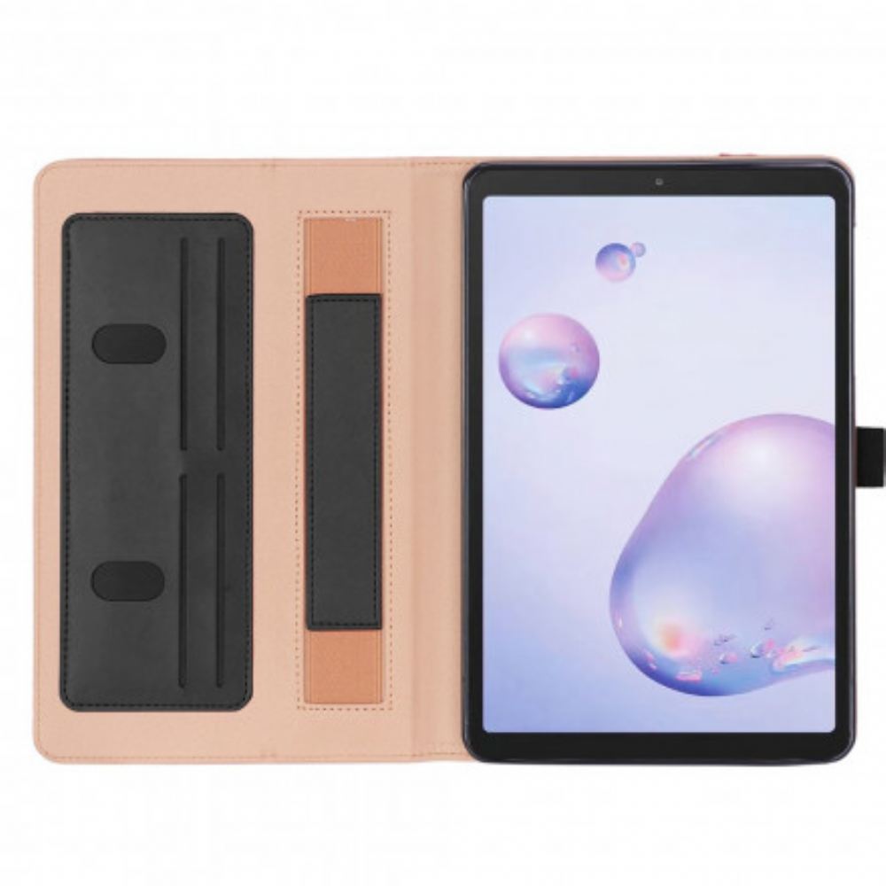 Flipové Pouzdro Na Samsung Galaxy Tab A7 Obchodní Multifunkční Zařízení