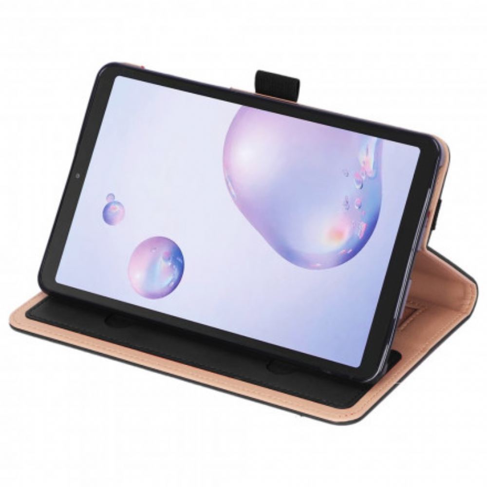 Flipové Pouzdro Na Samsung Galaxy Tab A7 Obchodní Multifunkční Zařízení