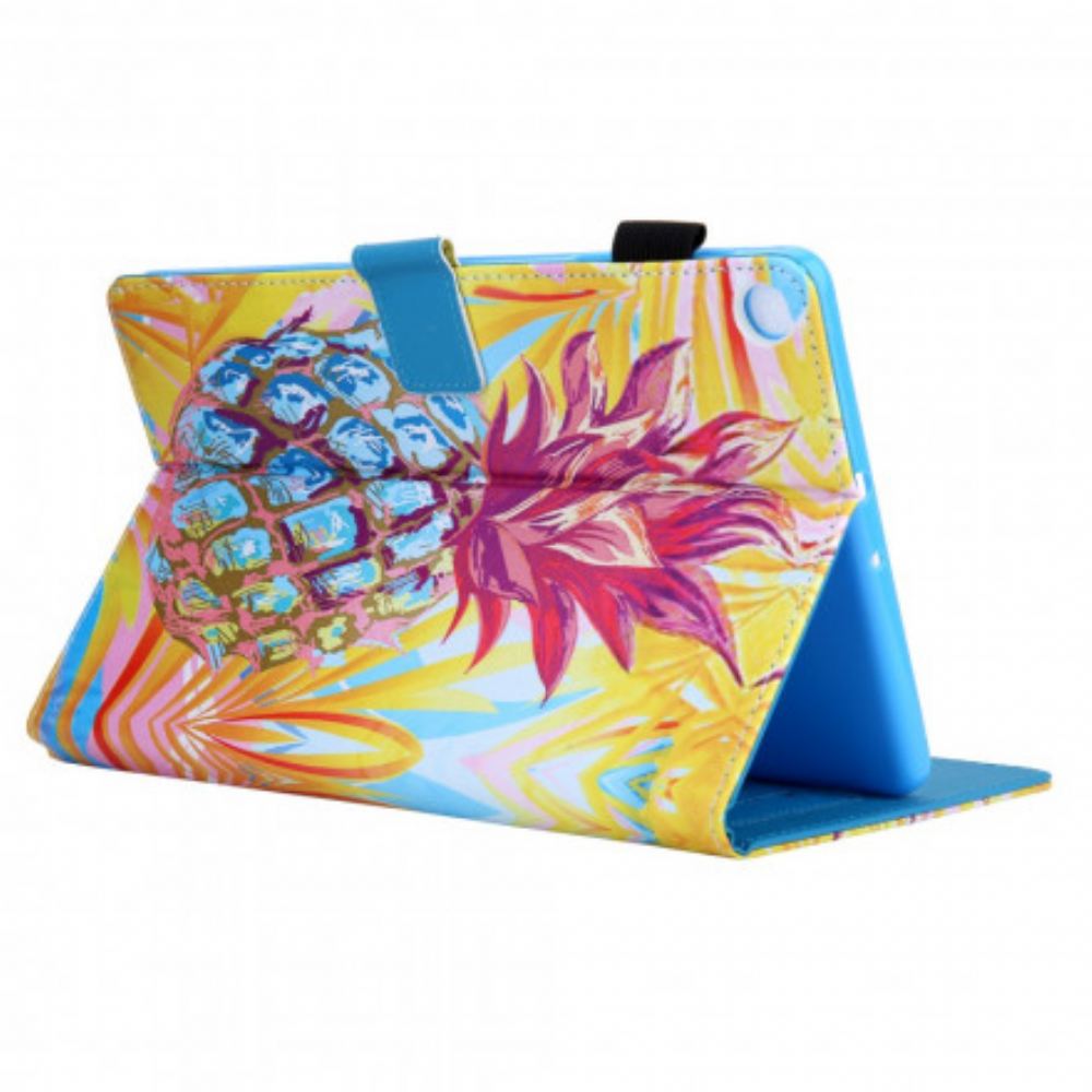 Flipové Pouzdro Na Samsung Galaxy Tab A7 Oranžový Ananas