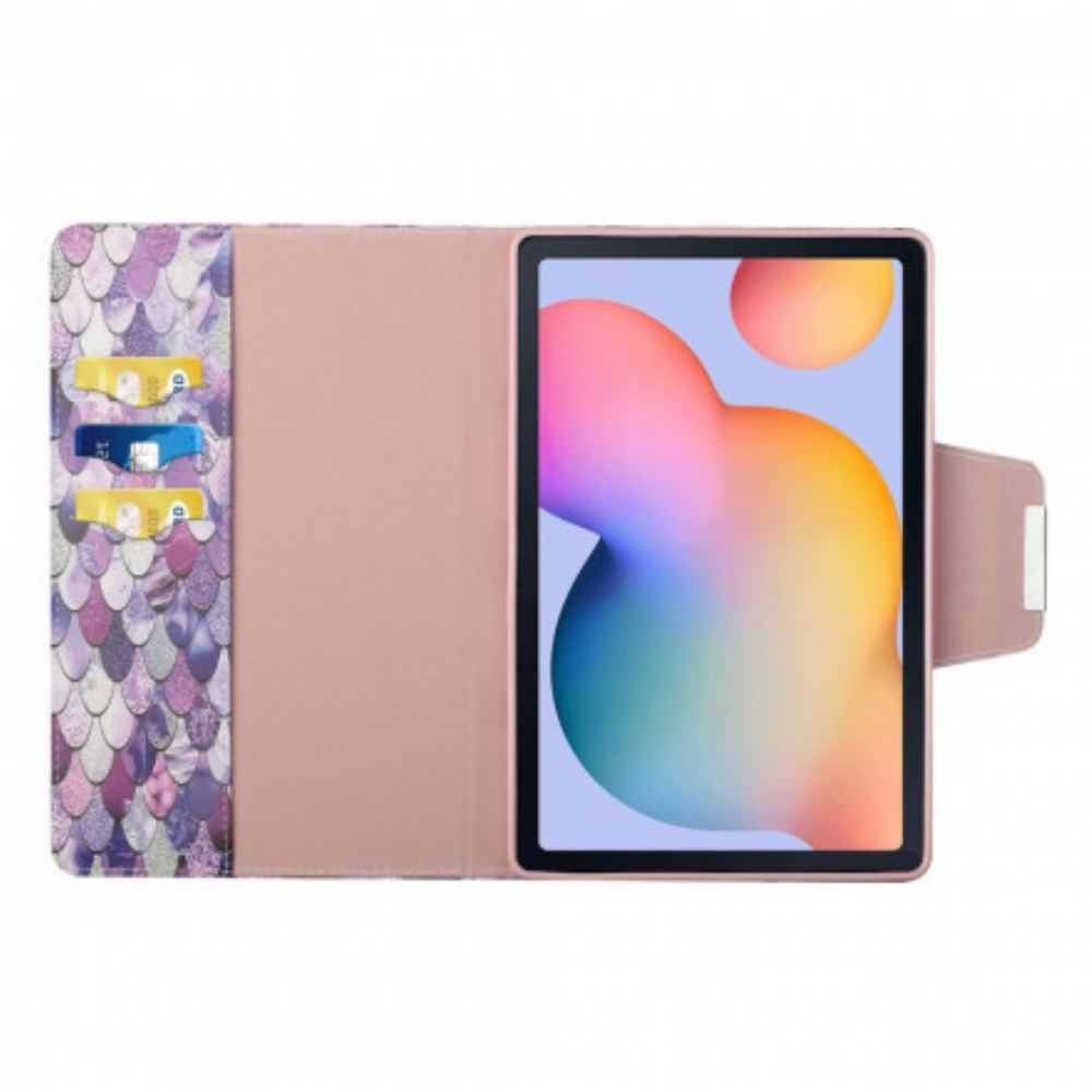 Flipové Pouzdro Na Samsung Galaxy Tab A7 Třpytivý Design