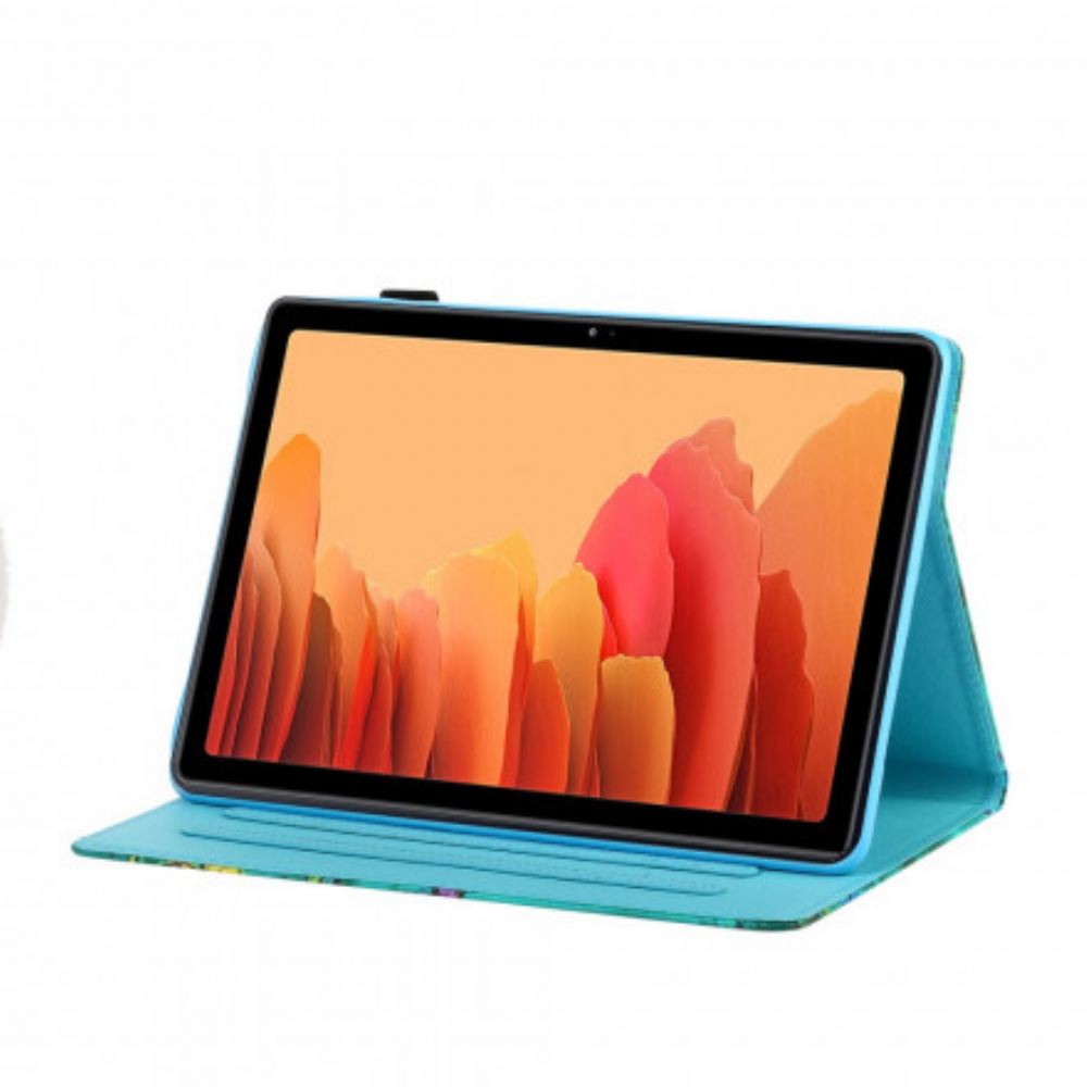 Flipové Pouzdro Na Samsung Galaxy Tab A7 Vlčí Umění