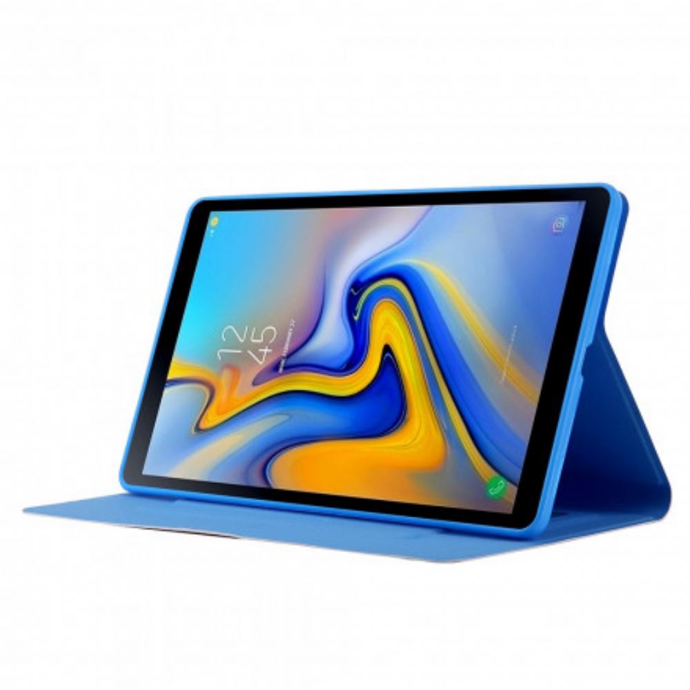 Kožené Pouzdro Na Samsung Galaxy Tab A7 Ananasový Vzor