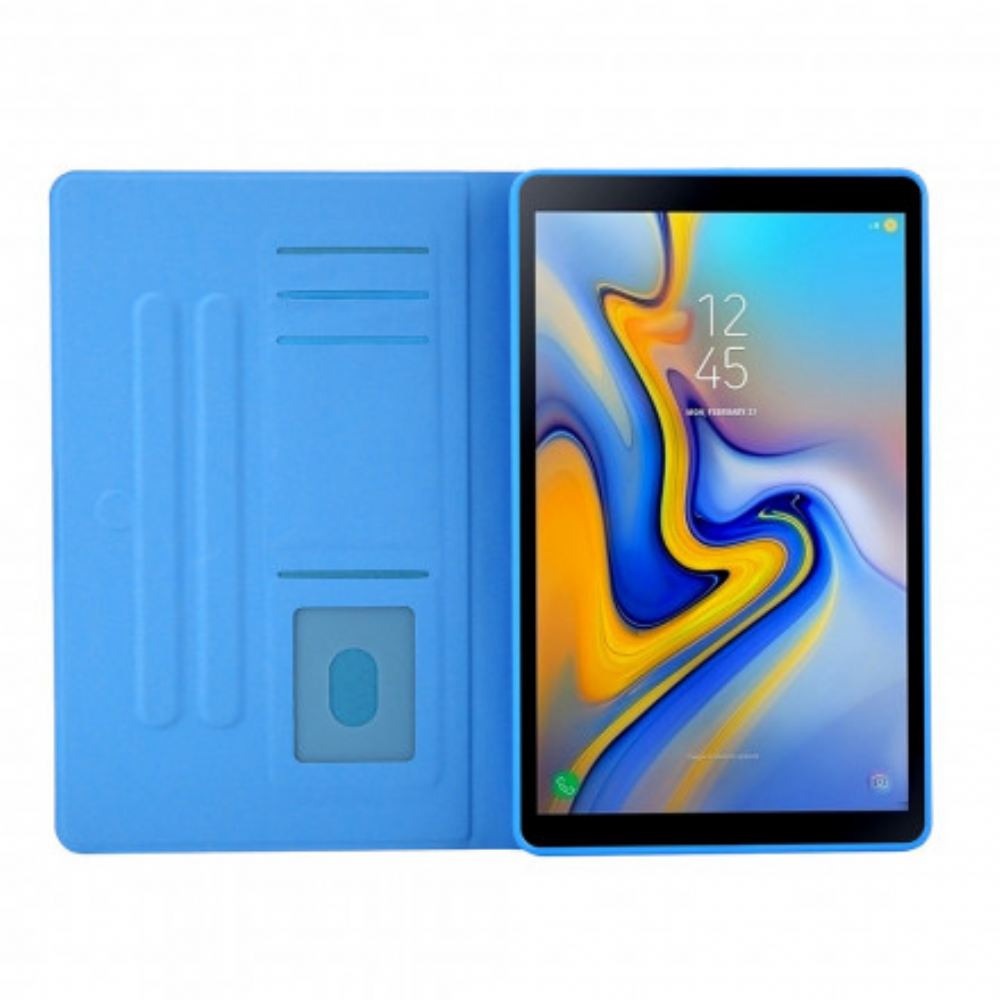 Kožené Pouzdro Na Samsung Galaxy Tab A7 Ananasový Vzor