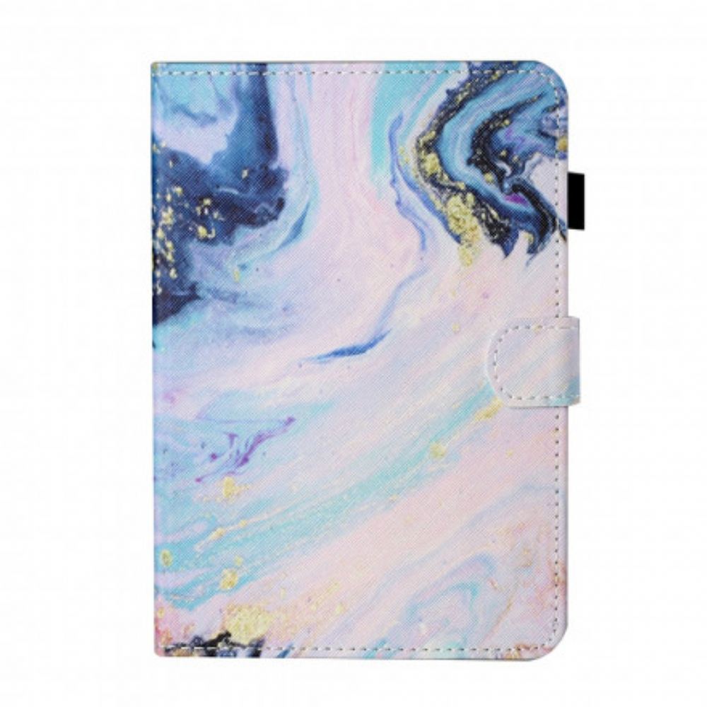 Kožené Pouzdro Na Samsung Galaxy Tab A7 Mramorová Verze