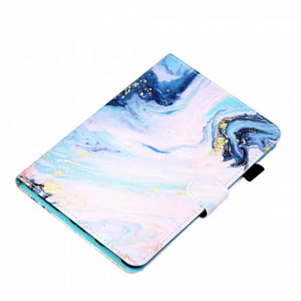 Kožené Pouzdro Na Samsung Galaxy Tab A7 Mramorová Verze
