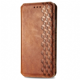 Kožené Pouzdro Folio Na Realme 12 Plus 5g Vintage Frieze