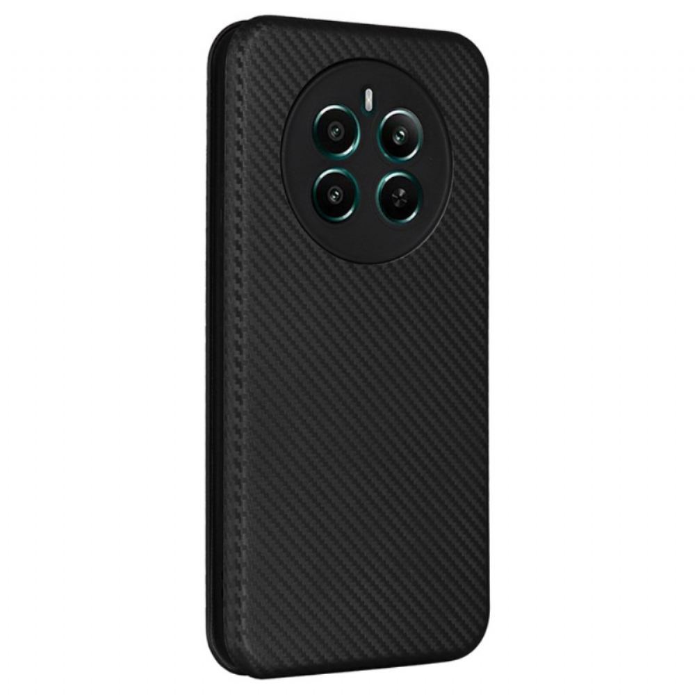 Kožené Pouzdro Realme 12 Plus 5g Kryty Na Mobil Uhlíkové Vlákno