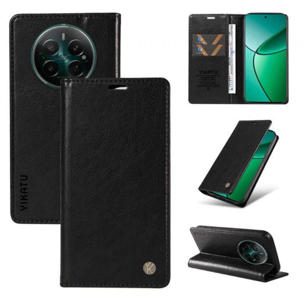 Kožené Pouzdro Realme 12 Plus 5g Kryty Na Mobil Vintage Yikatu