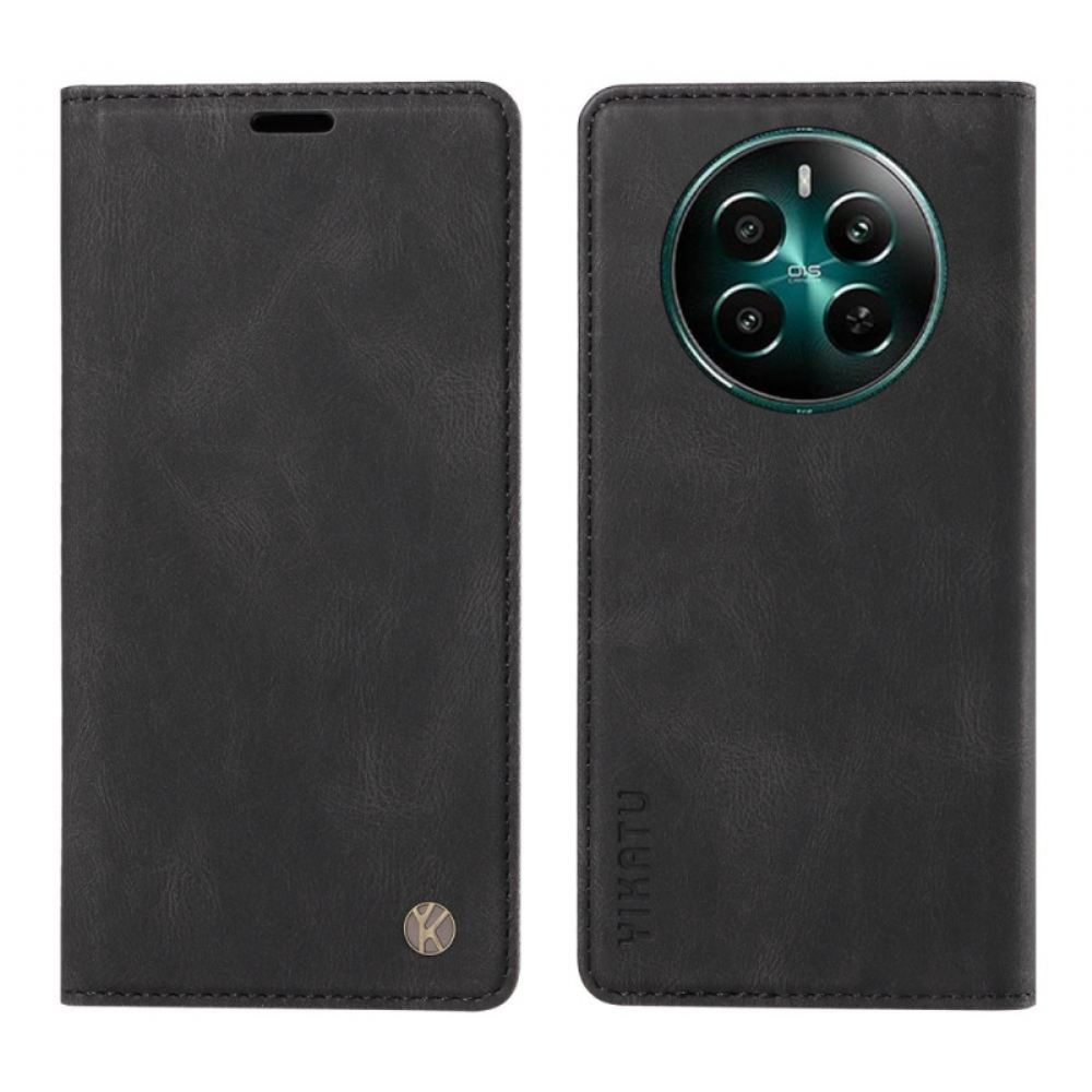 Kožené Pouzdro Realme 12 Plus 5g Kryty Na Mobil Yikatu