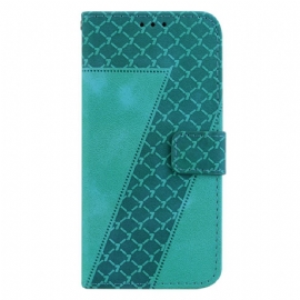 Kožený Kryt Realme 12 Plus 5g Návrh 7
