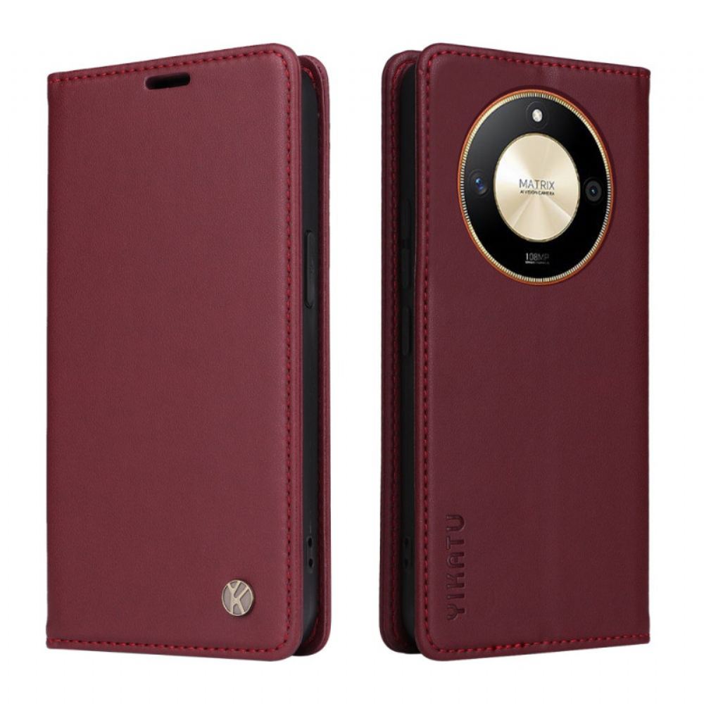 Kožené Pouzdro Folio Honor X9b / Magic 6 Lite Yikatu