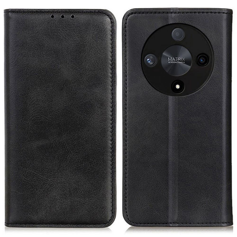 Kožené Pouzdro Honor X9b / Magic 6 Lite Kryty Na Mobil Klasická Štípaná Kůže