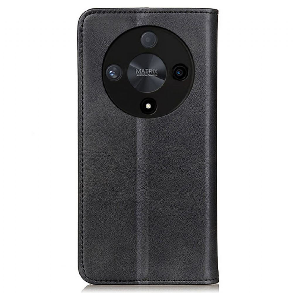 Kožené Pouzdro Honor X9b / Magic 6 Lite Kryty Na Mobil Klasická Štípaná Kůže