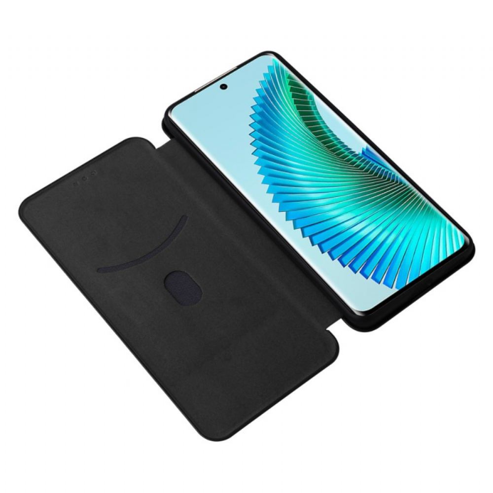 Kožené Pouzdro Honor X9b / Magic 6 Lite Kryty Na Mobil Uhlíkové Vlákno