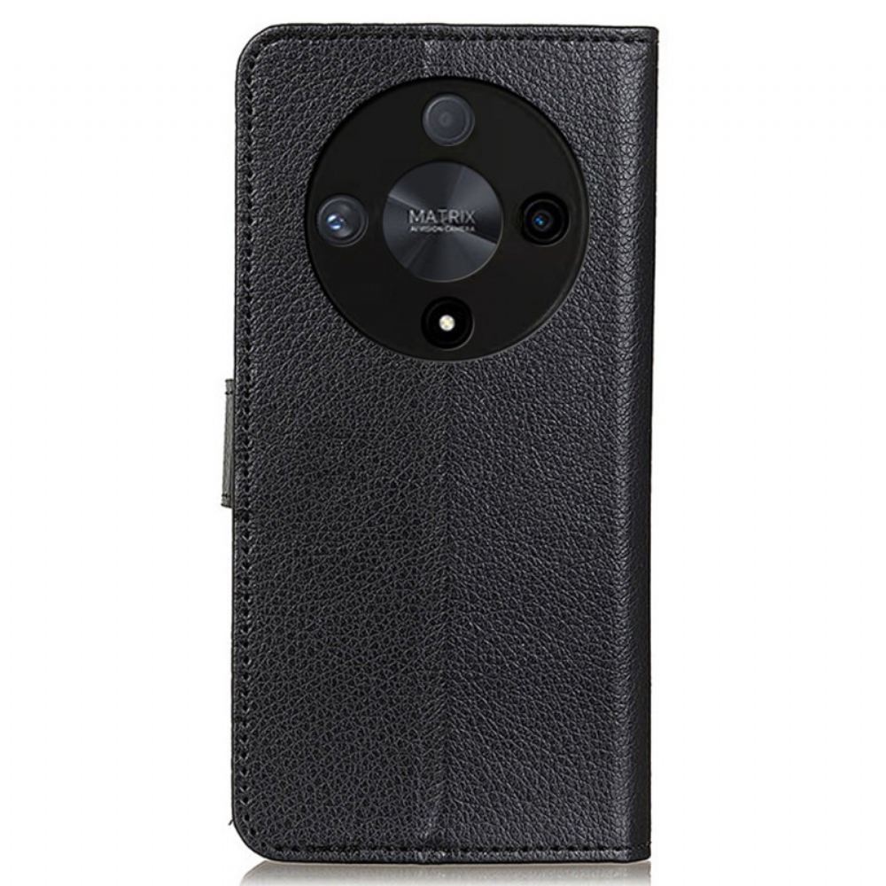 Kožený Kryt Na Honor X9b / Magic 6 Lite Tradiční Imitace Kůže