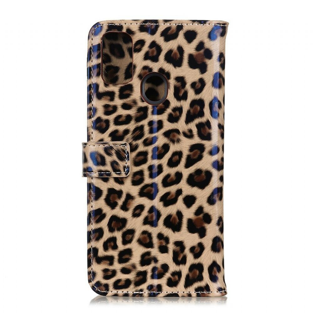 Flipové Pouzdro Na Huawei P Smart 2020 Obyčejný Leopard