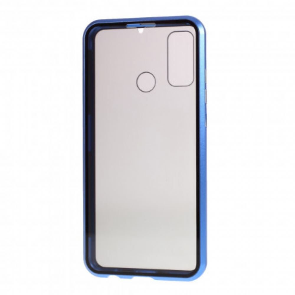 Kryty Na Mobil Na Huawei P Smart 2020 Kovové Hrany A Dvojité Tvrzené Sklo