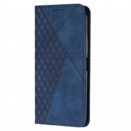 Kožené Pouzdro Folio Xiaomi 14t Reliéfní Vzor