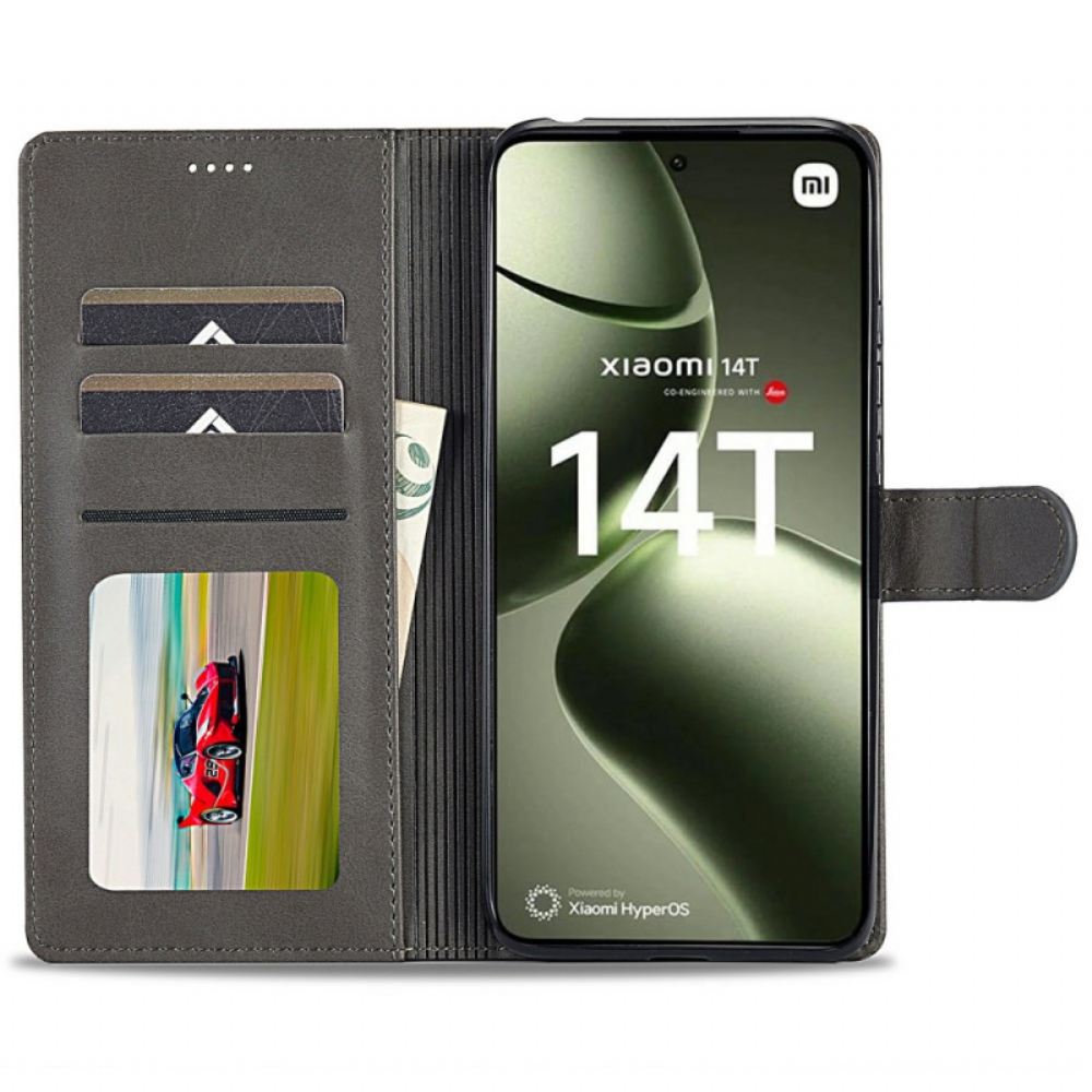 Kožený Kryt Na Xiaomi 14t Lc.imeeke