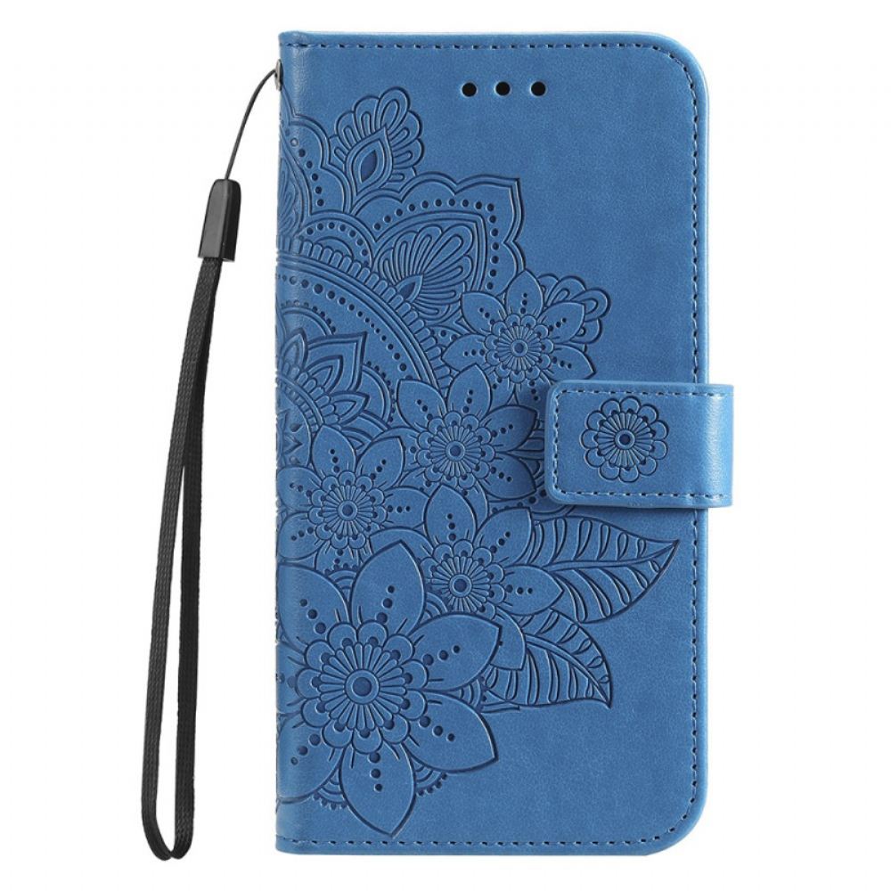 Kožený Kryt Xiaomi 14t Otisk Mandaly