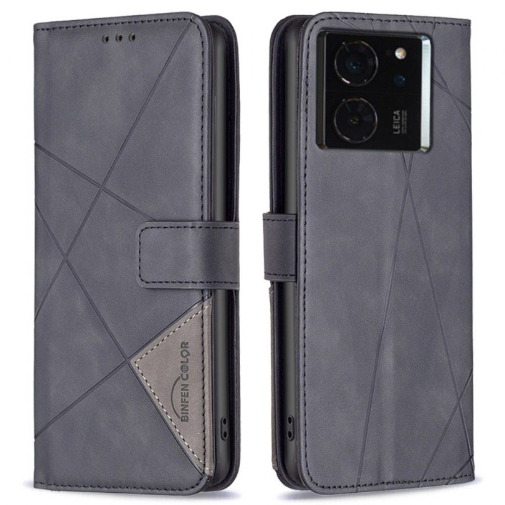 Peněženková Pouzdra Xiaomi 14t Geometrický Vzor