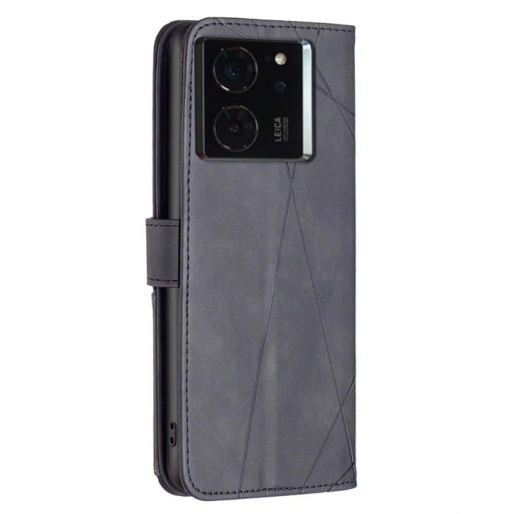 Peněženková Pouzdra Xiaomi 14t Geometrický Vzor