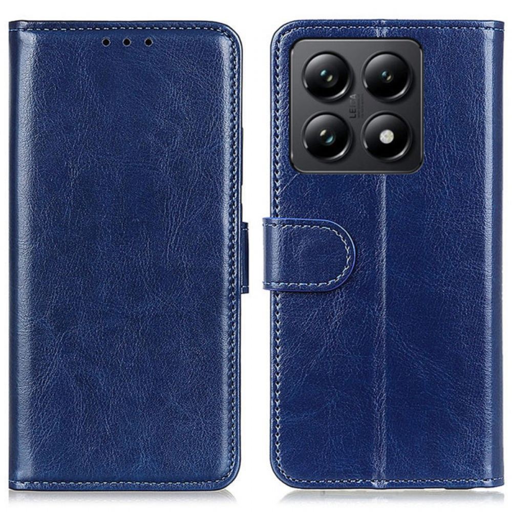 Peněženková Pouzdra Xiaomi 14t Voskovaná Imitace Kůže