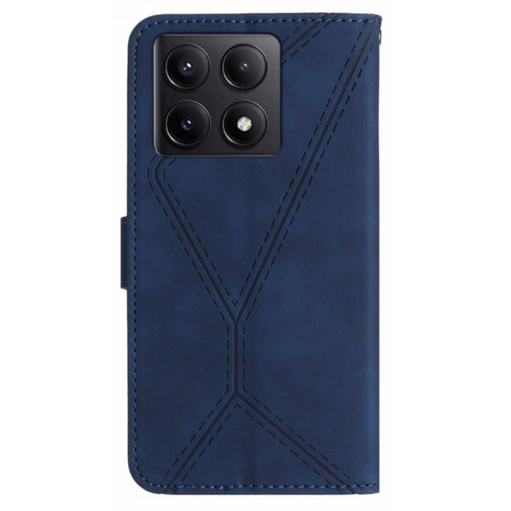 Peněženková Pouzdra Xiaomi 14t Čára A Kreslená