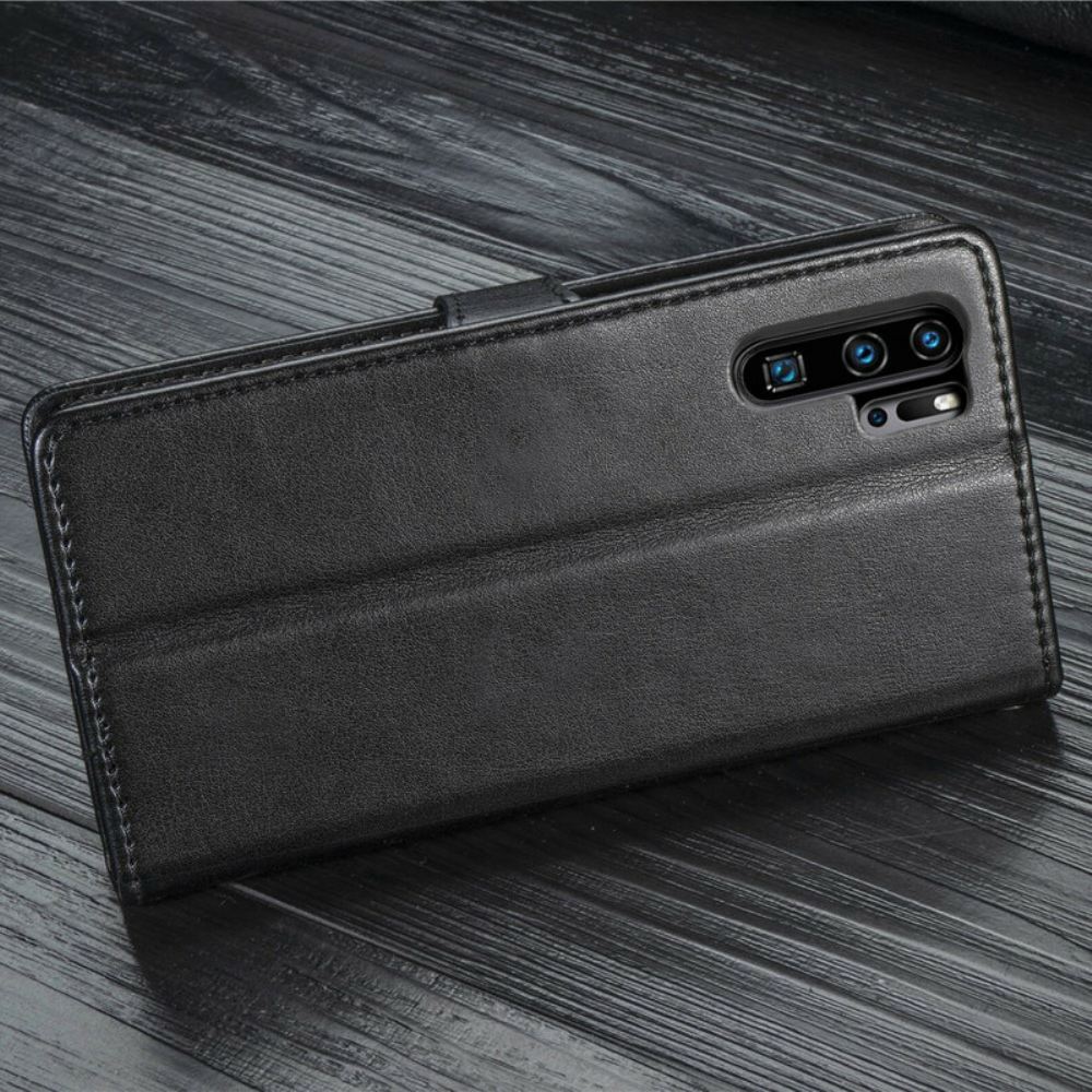 Flipové Pouzdro Na Huawei P30 Pro Umělá Kůže A Vintage Spona