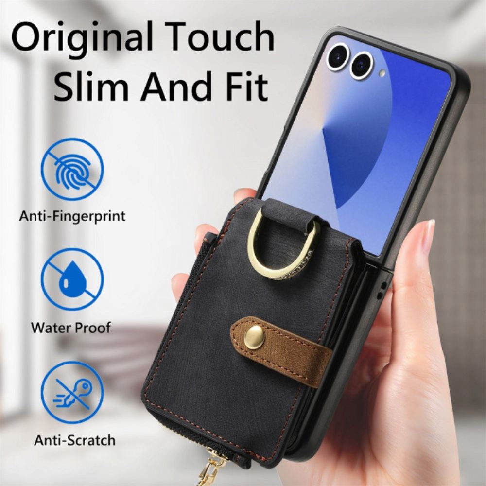 Kryt Na Samsung Galaxy Z Flip 7 Kapsa Na Zip A Držák Na Karty