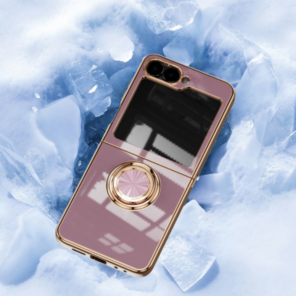 Kryt Na Samsung Galaxy Z Flip 7 Prémiový Designový Držák Na Prsteny