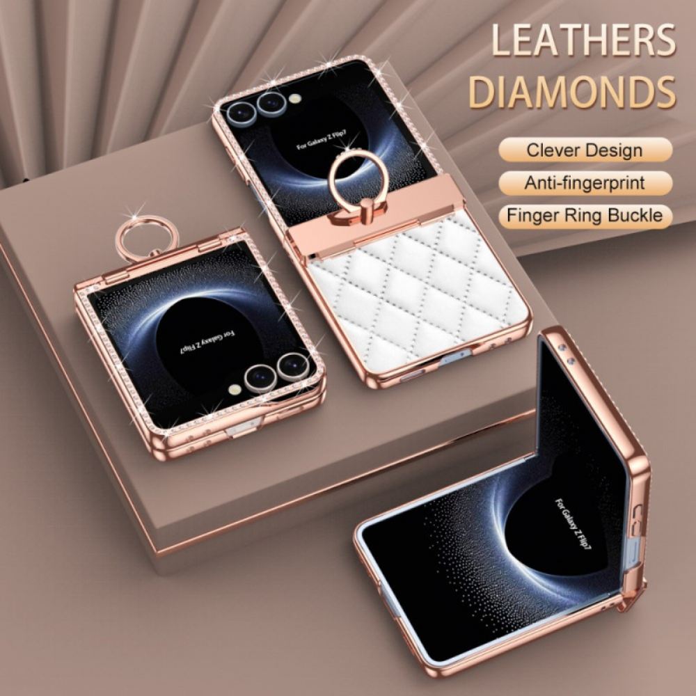 Kryt Samsung Galaxy Z Flip 7 Držák Na Prsteny A Ochranná Fólie Zadního Displeje