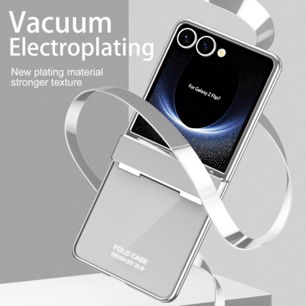 Kryt Samsung Galaxy Z Flip 7 Kovový Design S Ochranou Proti Otiskům Prstů