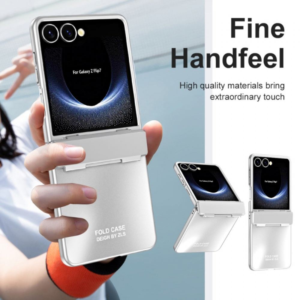 Kryt Samsung Galaxy Z Flip 7 Kovový Efekt S Pantem